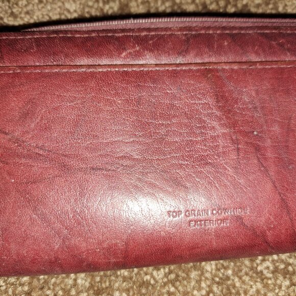 Buxton Top Grain Cowhide Exterior Wallet/Checkbook - Picture 3 of 9